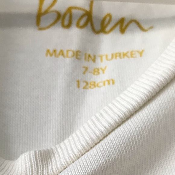 Boden size 7-8 years Our Planet Needs Us” 100% cotton t-shirt in EUC - Picture 3 of 5